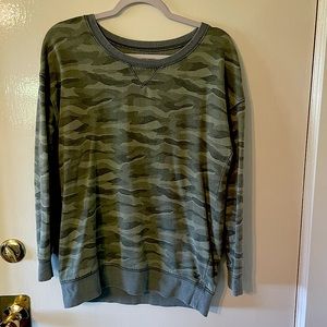 AE Oversized Camo Sweater